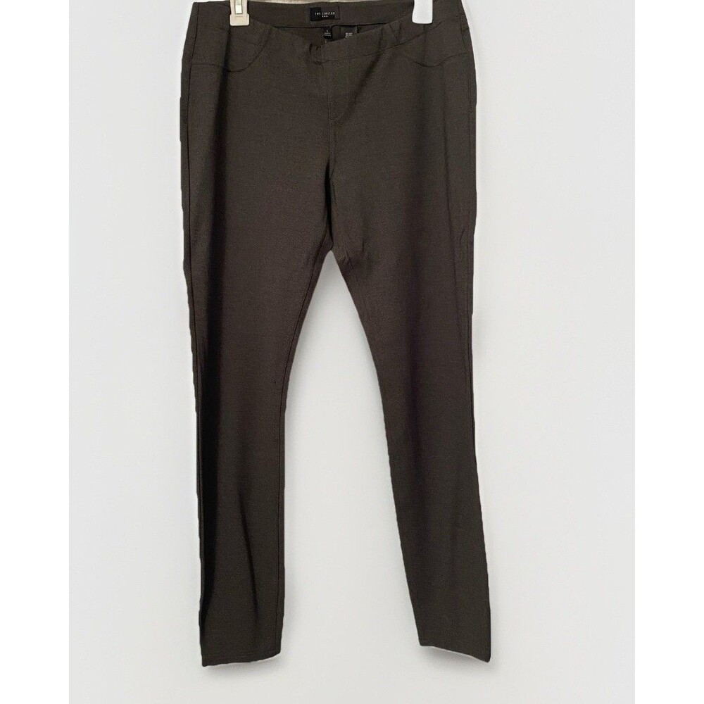 NWT The Limited Stretch Pants Womens Grey Gray Straight Size Large L